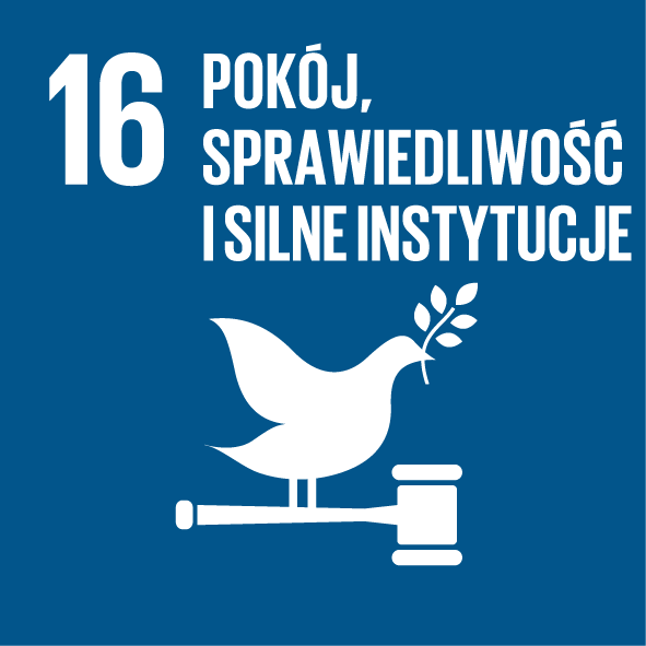 16. Pokój, sprawiedliwość i silne instytucje